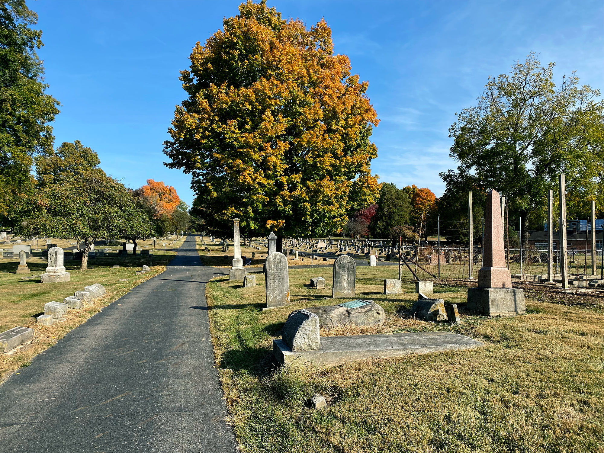 Fall at the Cemetery